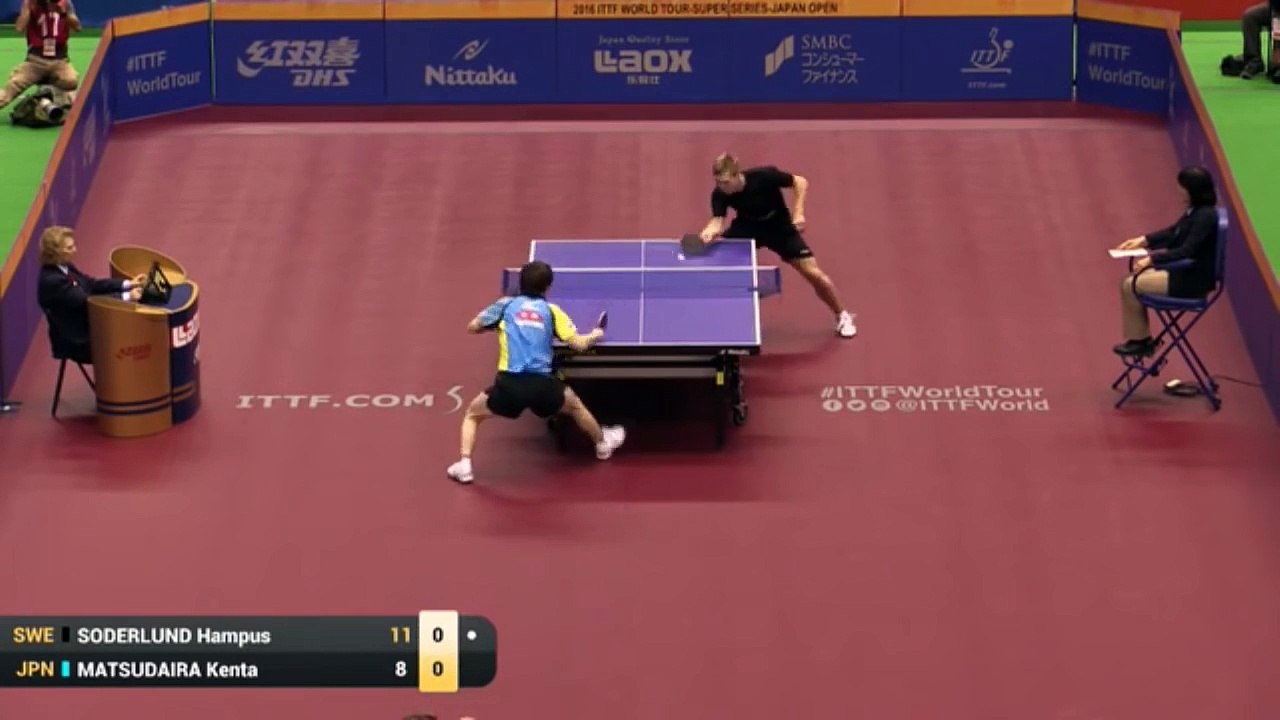 2016 Japan Open Highlights: Kenta Matsudaira vs Hampus Soderlund (Pre)