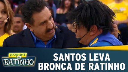 Santos leva bronca de Ratinho