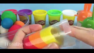 How to Make Play Doh Ice Cream with Molds Fun and Creative for Kids #1