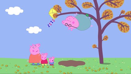 Peppa Pig Daddy Pig Vuela una Cometa clip