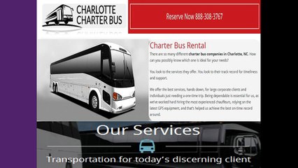 Charter Bus Charlotte NC
