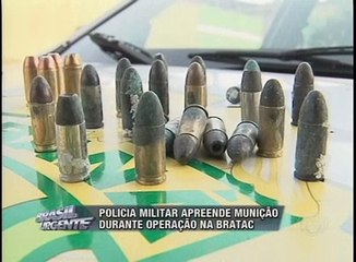 Polícia Militar apreende munição durante operação na Bratac (29/08)