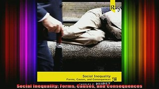 READ book  Social Inequality Forms Causes and Consequences Full EBook