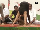Tharki MLA Enjoying Bipasha Basu Yoga