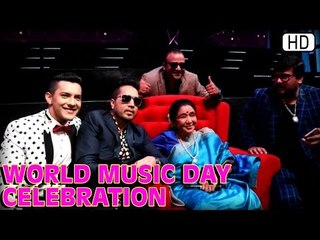 Mika, Asha Bhosle, Sajid-Wajid Celebrating World Music Day