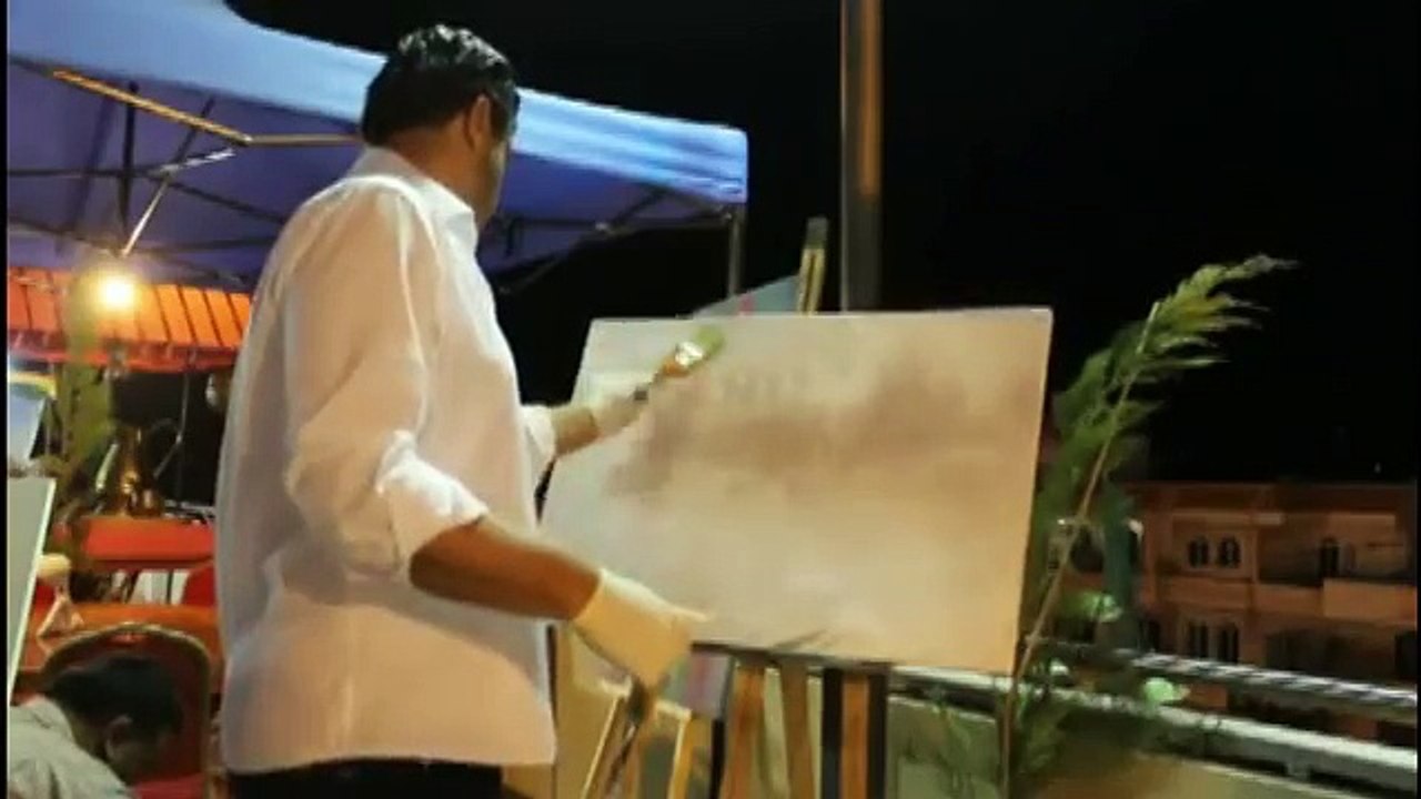 Oil Painting By Hussein Salloum Directed By Malak Hallal
