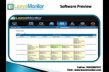 Vacation Tracking software, Staff Holiday Tracker, Leave Tracking System