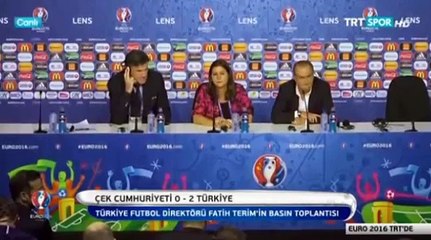 Fatih Terim TRT'nin Sorularını Cevaplamıyorum