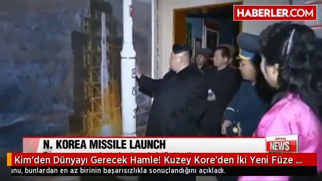 Kim'den Dünyayı Gerecek Hamle! Kuzey Kore'den İki Yeni Füze Denemesi
