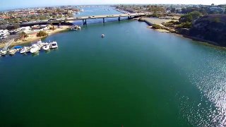 Newport Back Bay drone flight.