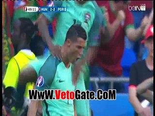 "كريستيانو رونالدو"يتعادل بالهدف الثانى لـ البرتغالى فى المجر