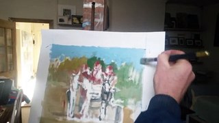 Eric Eatwell painting demo