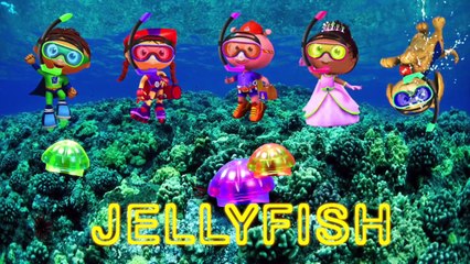 ABC Song Bus Song New 2016|Super Why Ocean and Sea Adventure Finger Family Song!