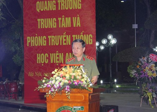 Khánh thành công trình kỷ niệm 70 năm Ngày truyền thống Học viện An ninh nhân dân