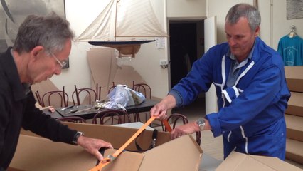 Fabrication d'un bateau en carton pour Océan festival