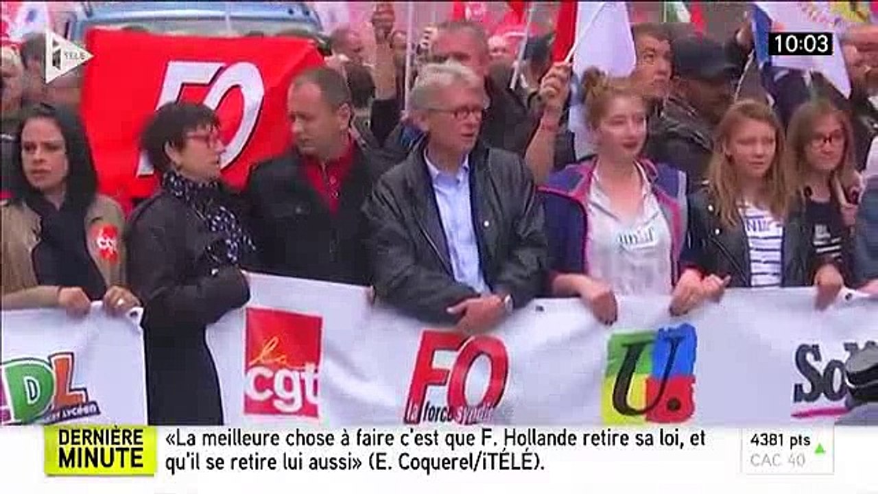 EN DIRECT - Loi Travail: La préfecture de police interdit la manifestation de demain à Paris