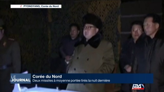 Corée du Nord: deux missiles à moyenne portée tirés la nuit dernière