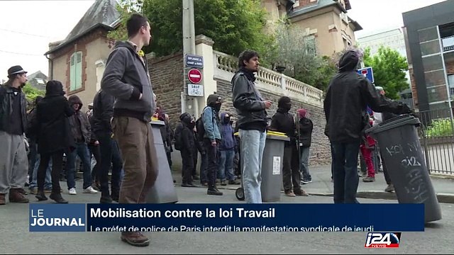 Mobilisation contre la loi Travail: Le Préfet de police de Paris interdit la manifestation syndicale de jeudi