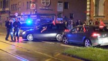 Almanya'da Türk Taraftarlar Sokağa Döküldü