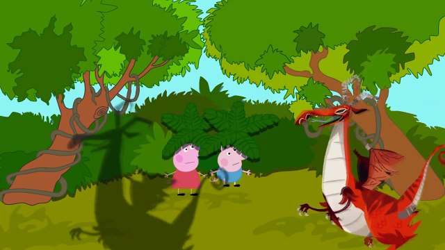 ►Свинка Пеппа и Джордж в прошлом Динозавр Мультфильм анимация Peppa pig