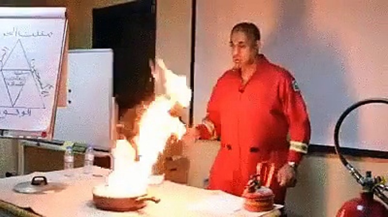 Comment éteindre de l'huile en feu facilement.