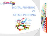 Digital Printing VS Offset Printing