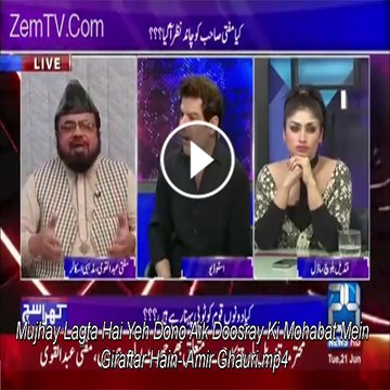 Mujhay Lagta Hai Yeh Dono Aik Doosray Ki Mohabat Mein Giraftar Hain- Amir Ghauri