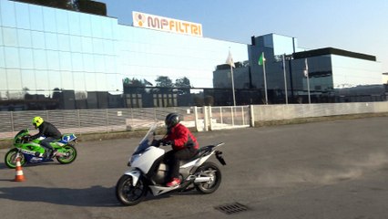 TEST HONDA INTEGRA Vs KAWASAKI ZXR 400 ( VIDEO 4K)