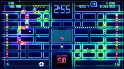 Pac Man Championship Edition DX+ - 5 minutes | 2,043,200 score (60fps)