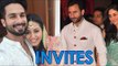 Shahid Kapoor Sends First Invite To Kareena Kapoor & Saif Ali Khan