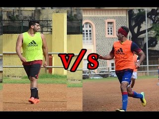 Ranbir Kapoor & Arjun Kapoor Battle It Out On The Playing Field