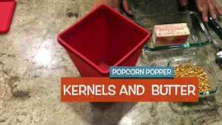 Crunchy Buttered Popcorn in just under 5 Minutes!