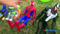 HUGE EGGS SURPRISE TOYS CHALLENGE Inflatable water slide Disney Cars Toys Paw Patrol Spiderman