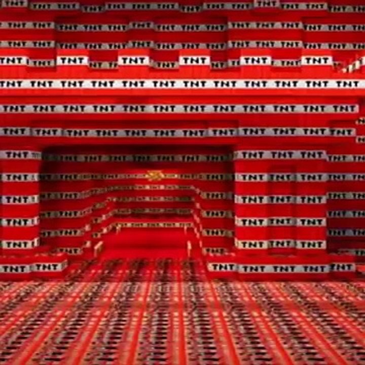 Minecraft - chateau en TNT