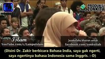 Dr Zakir Naik - Wanita Ateis Vs Isra' Mi'raj