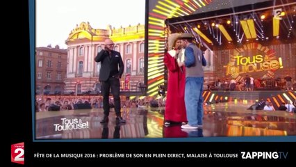 Fête de la musique 2016 : Problème de son en plein direct, malaise à Toulouse (Vidéo)