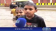 #‎Lahore‬ mein barish free swimming pool milne par bachon ne