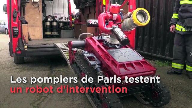 Découvrez le nouveau robot d'intervention des pompiers