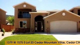 Home For Sale: 1379 W 1575 S Lot 23 Cedar City, Utah 84720