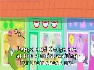 Learning english with Peppa Pig Cartoon  The Dentist with subtitle
