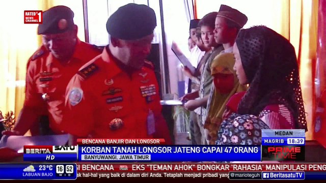Korban Tewas Banjir dan Longsor di Purworejo 47 Orang