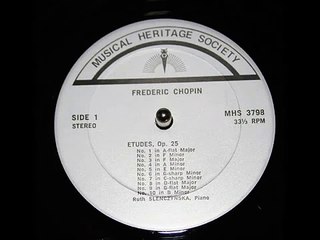 Chopin / Ruth Slenczynska, 1971: Etude, Op. 25 No. 3 in F major
