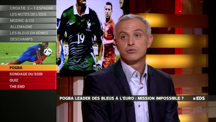 Foot - E21 - EDS : Pogba leader des Bleus à l'Euro, mission impossible ?