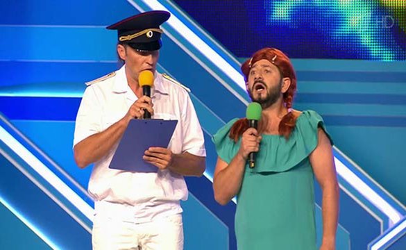 КВН. Галустян и Ревва зажгли зал. Встреча выпускников. Утомлённые солнцем (Сочи) Ремейк