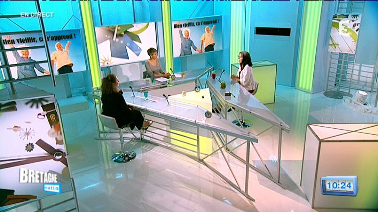 " Bien vieillir" Sophie Maillard, psychologue-psychothérapeute sur FR3 BRETAGNE MATIN