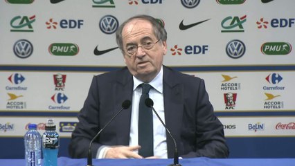 Foot - Euro - Bleus : Le Graët «L'objectif reste le même»