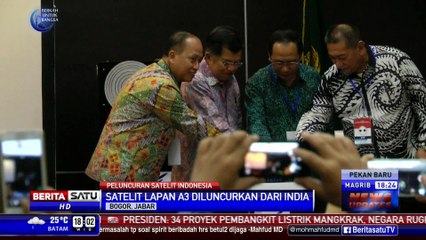 JK Saksikan Peluncuran Satelit LAPAN A3 Buatan Indonesia