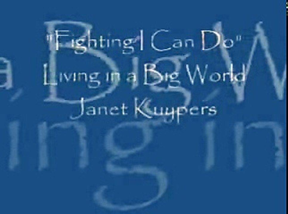 Janet Kuypers' poem  "Fighting I Can Do" live 07/17/07 #1