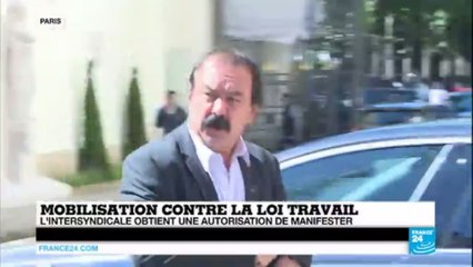 Manifestation contre la loi travail : L'intersyndicale obtient une autorisation de manifester