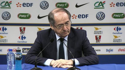 Foot - Euro : Le Graët «Les pelouses ? La priorité des priorités»